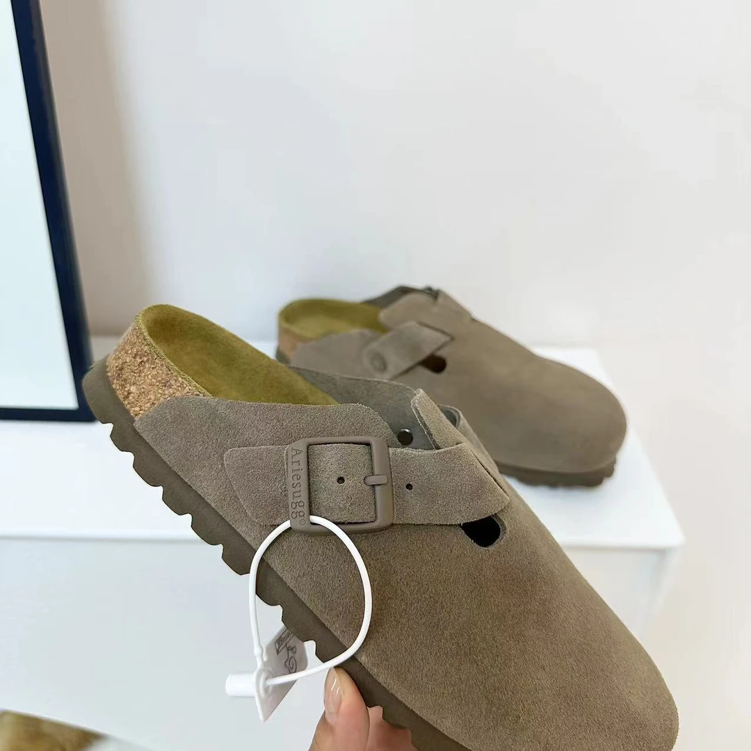 【桑坡华卓】经典半包勃肯鞋——全真皮男女软木半包博肯鞋