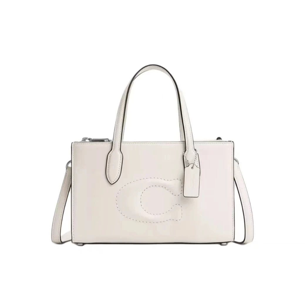 COACH/蔻驰NINA 25 中号 磁扣单肩斜挎手提包CR097 SVHA