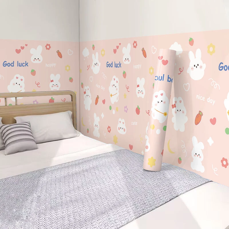 墙贴纸自粘出租屋卧室房间装饰儿童房防水防潮墙纸自贴床头墙壁纸