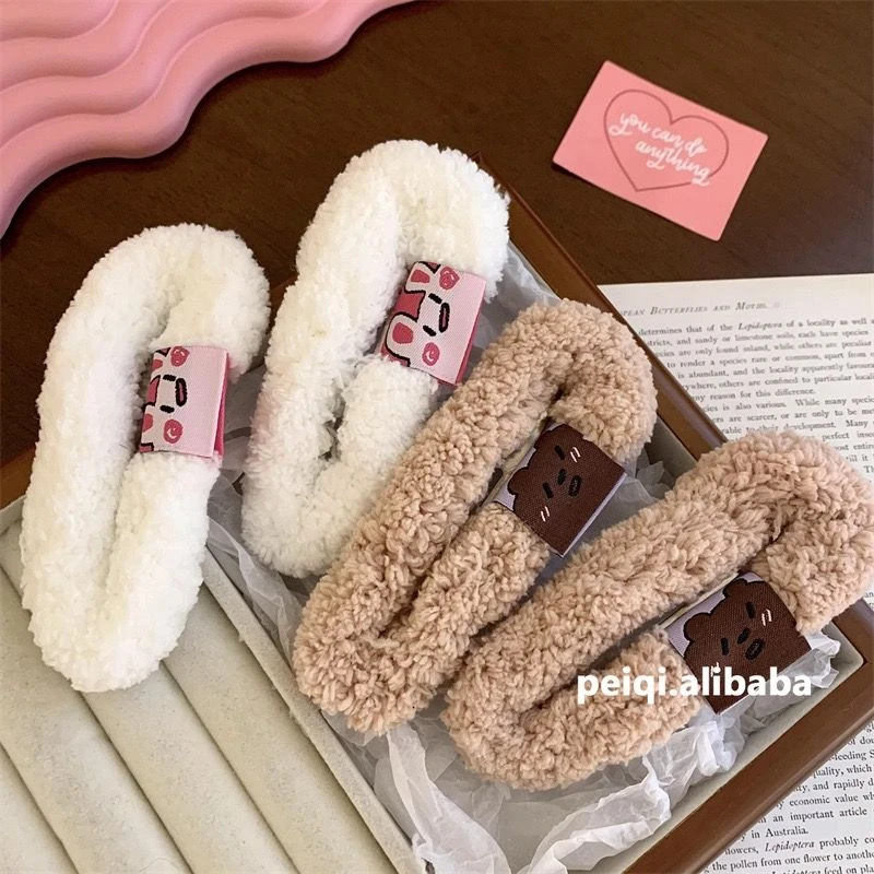 可爱居家少女超大软绵绵BB夹刘海夹甜美百搭发卡边夹头饰发饰品