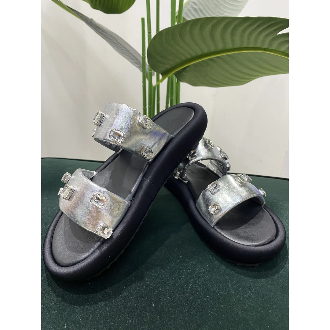 822/959      夏季露趾凉鞋女时尚外穿水钻休闲凉鞋    款号326-3