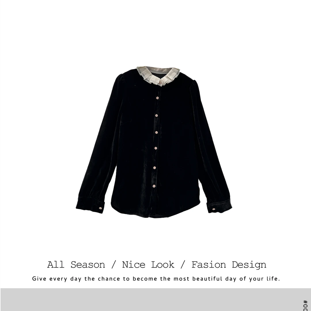 175   潮流时尚休闲百搭长袖上衣  款号#6801