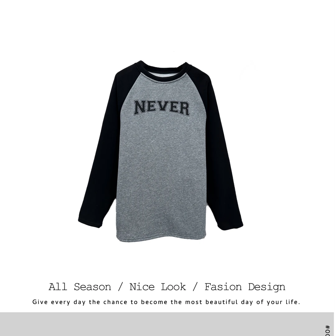 505  欧货潮流时尚秋季百搭休闲长袖上衣  款号#862-7