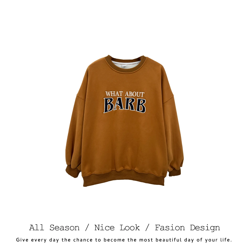 575      欧货潮流时尚百搭字母印花休闲长袖      款号#9677