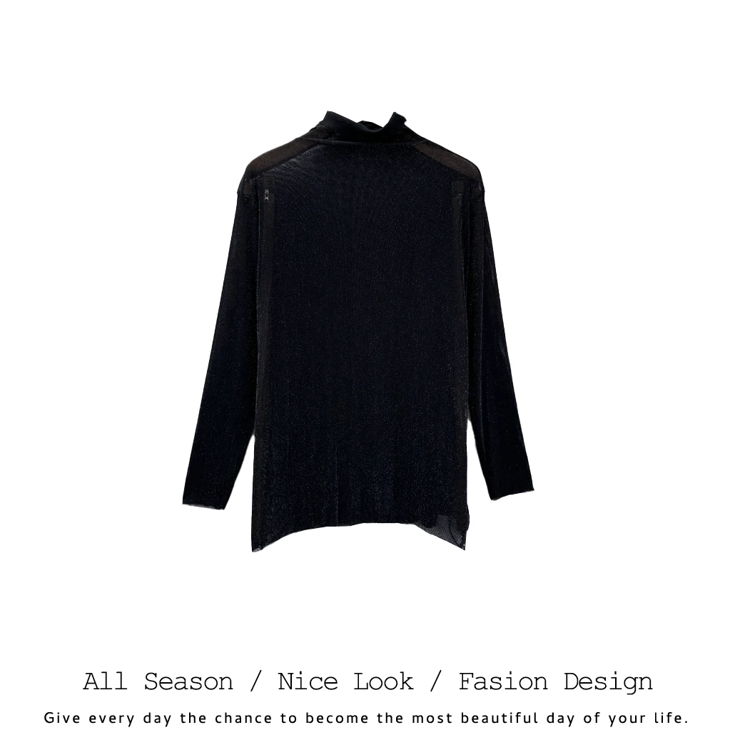 655       欧货时尚潮流黑色气质休闲百搭长袖          款号#987