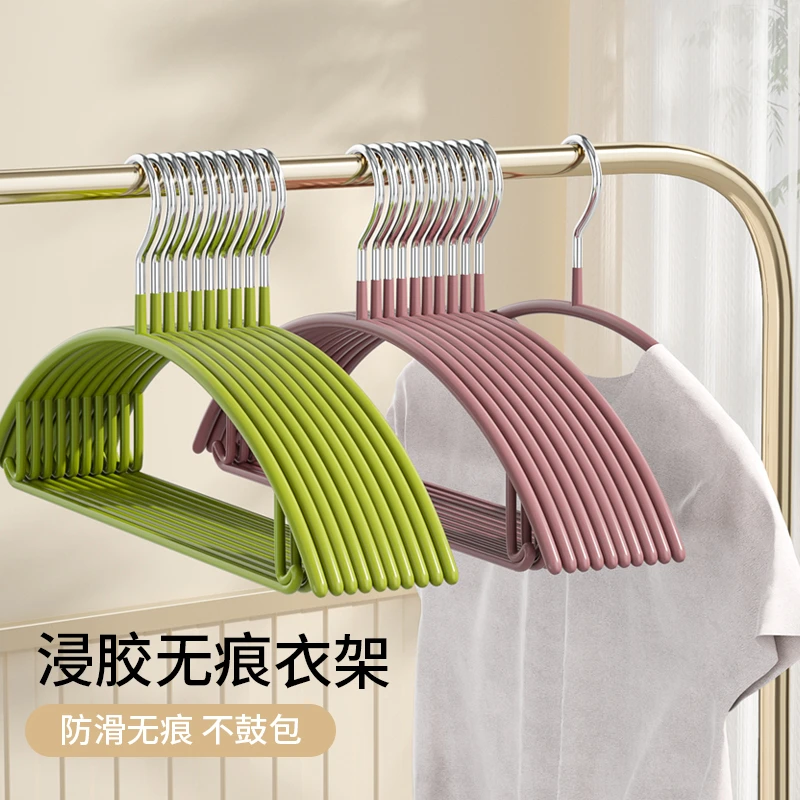 小奇牛防滑加大衣架家用无痕防滑晾衣撑衣服挂架晒衣架子成人小孩