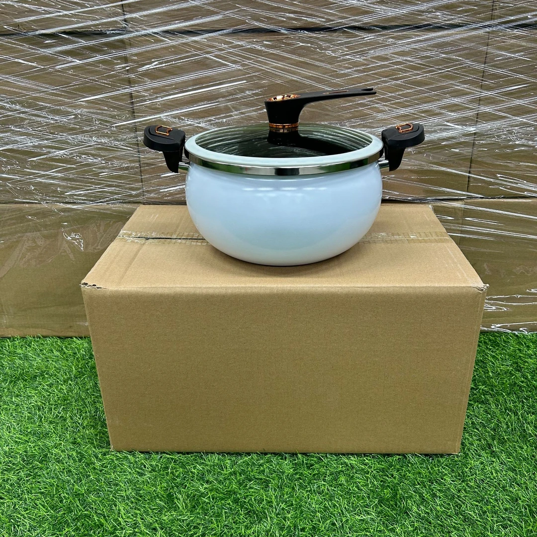 圆墩墩珐琅大容量不粘锅