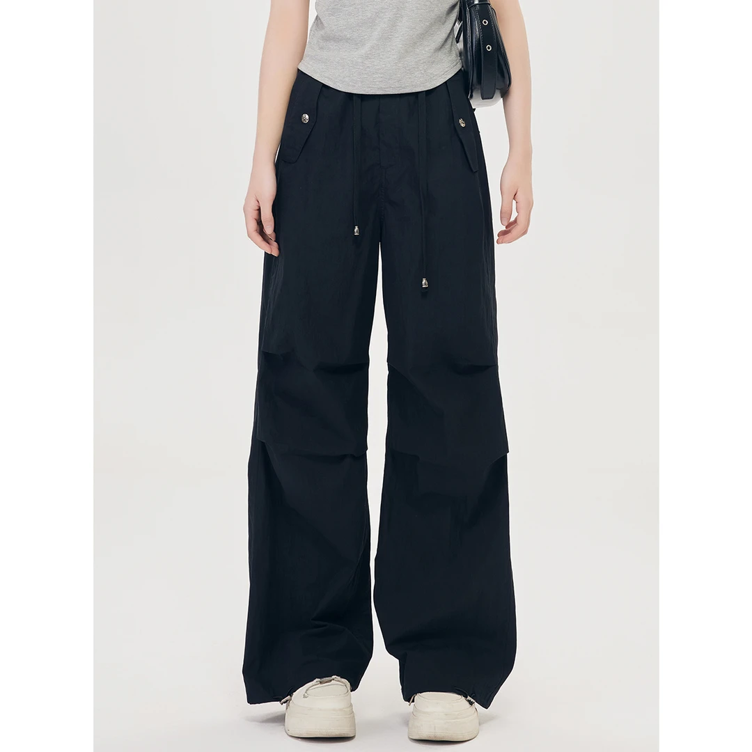 尔给阔腿裤美式休闲情侣夏季工装裤高街宽松潮流街头