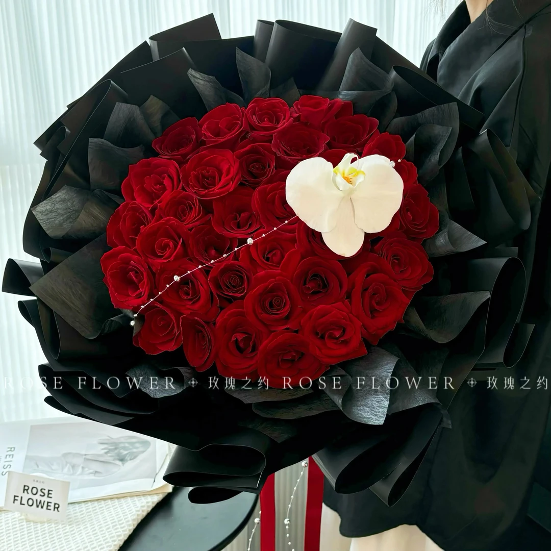 星中有你-33朵红玫瑰鲜花花束玫瑰花生日鲜花送女友鲜花配送上门鲜花店送花情人纪念日玫瑰礼物