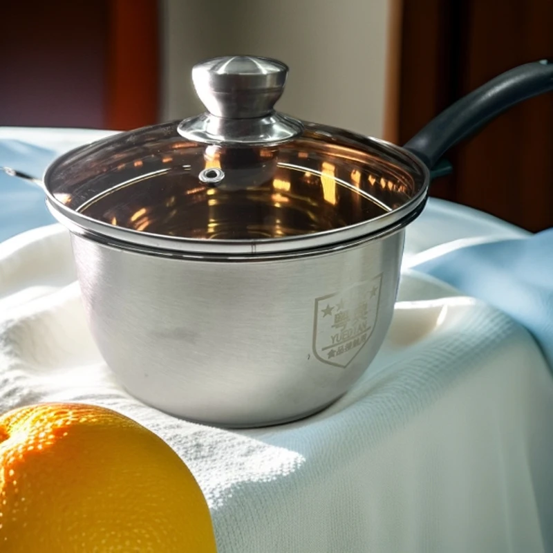 新疆包邮304不锈钢奶锅