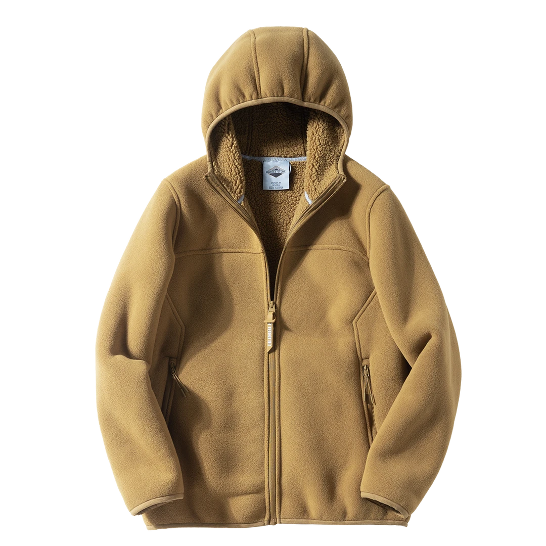 (新锐物服饰-大林)960克加厚摇粒绒外套情侣款 冬季加绒加厚保暖