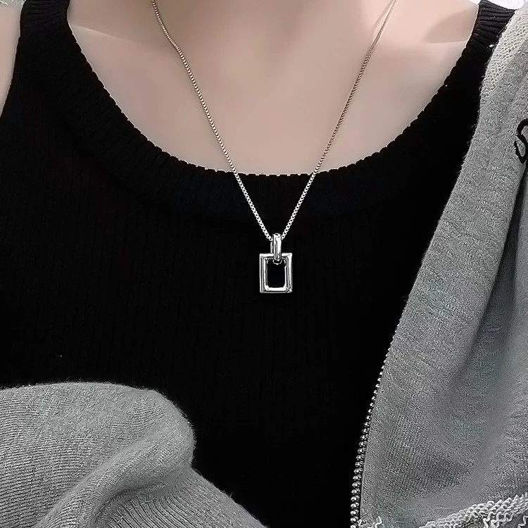 悠悠故事 钛钢项链 不褪色中长款叠戴项链女小众设计师锁骨链配饰
