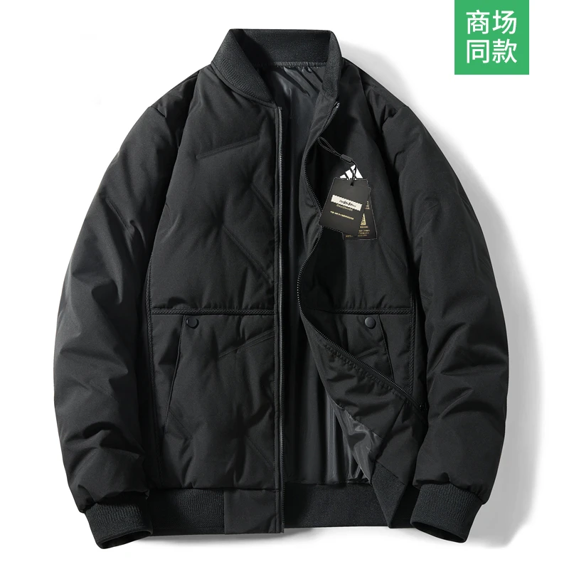 品牌羽绒服男短款时尚休闲潮流AD轻薄保暖秋冬商务百搭鸭绒外套