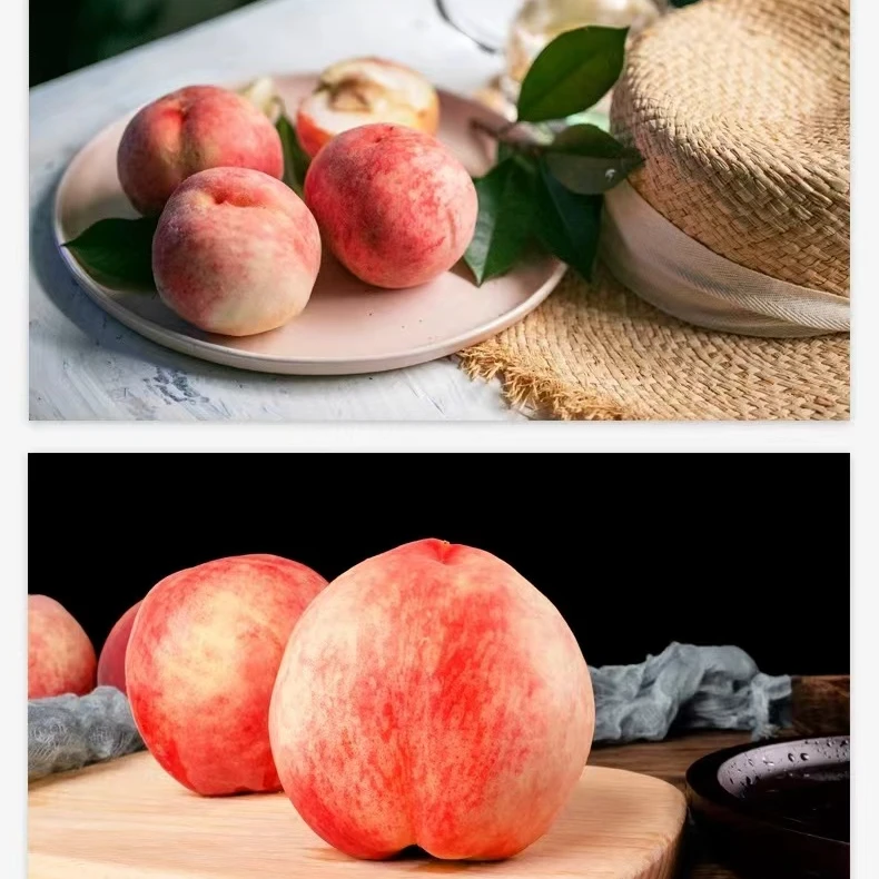 新疆西藏专线脆桃天花板极红美又脆又甜清甜可口鲜嫩多汁细腻化渣