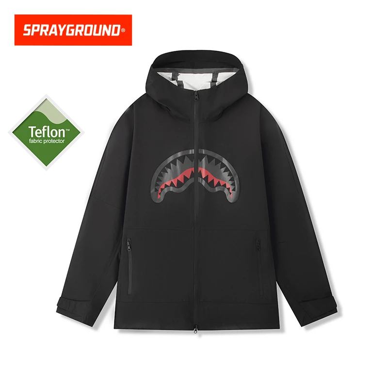 SPRAYGROUND 鲨鱼嘴冲锋衣夹克外套男女新款户外防水JM WD931101