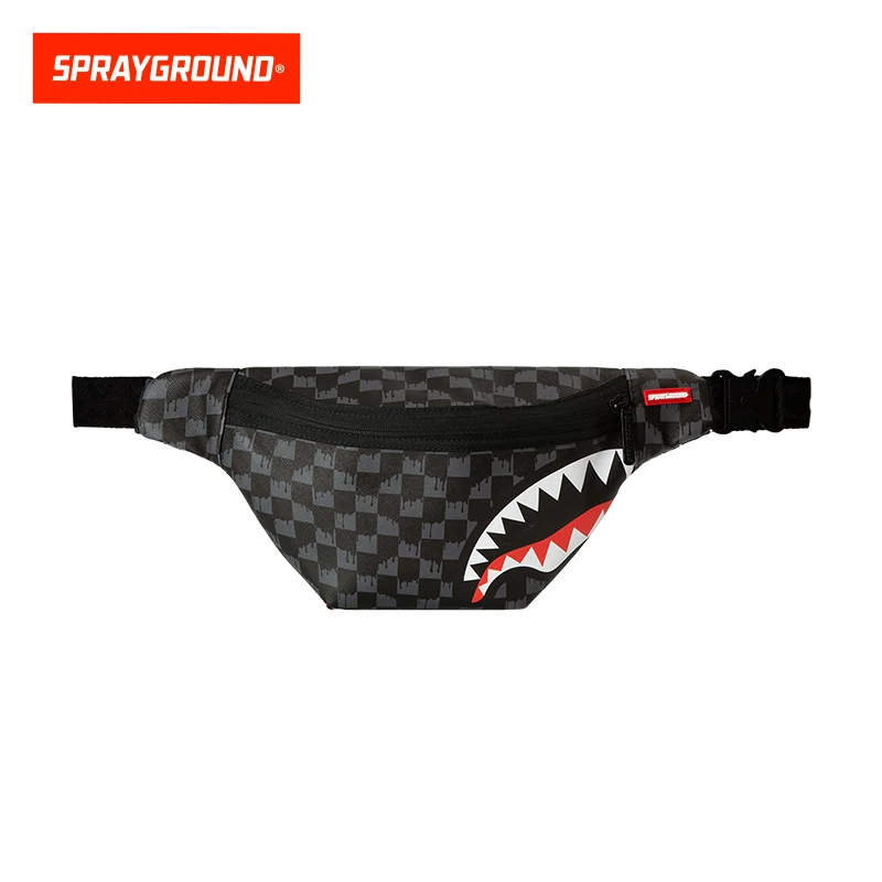 SPRAYGROUND 鲨鱼嘴腰包胸包棋盘格欧美潮流新款时尚DR W1035102