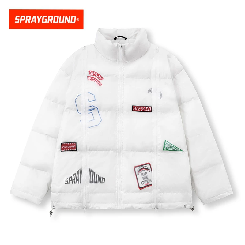 SPRAYGROUND 鲨鱼嘴羽绒服冬季保暖休闲通用潮流新款DR WD841320