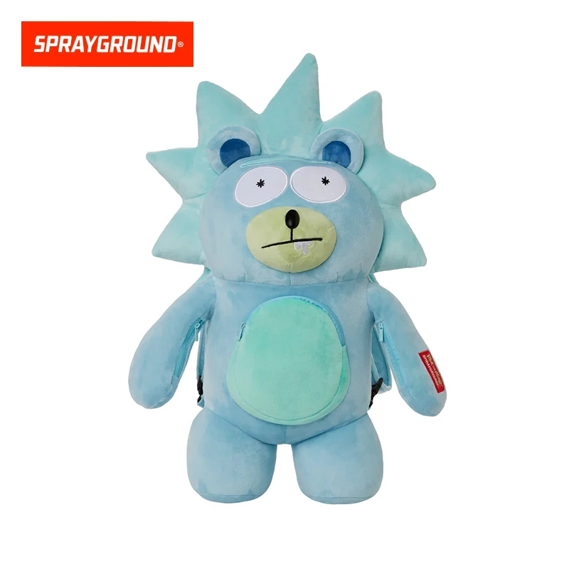 SPRAYGROUND 鲨鱼嘴小熊背包休闲潮流新款卡通零包JM W0837004