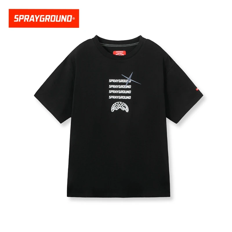 SPRAYGROUND 鲨鱼嘴短袖T恤纯棉圆领潮流宽松夏季新款DR WD920232
