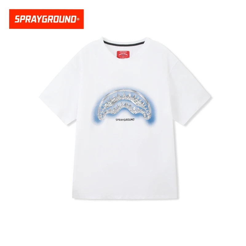 SPRAYGROUND 鲨鱼嘴短袖T恤纯棉潮流宽松百搭潮牌新款DR WD920251