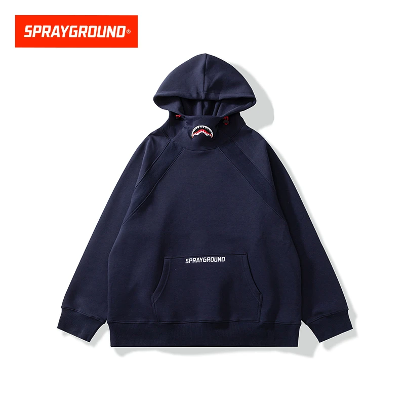 SPRAYGROUND鲨鱼嘴连帽卫衣套头保暖时尚百搭卫衣种草JM WD913305