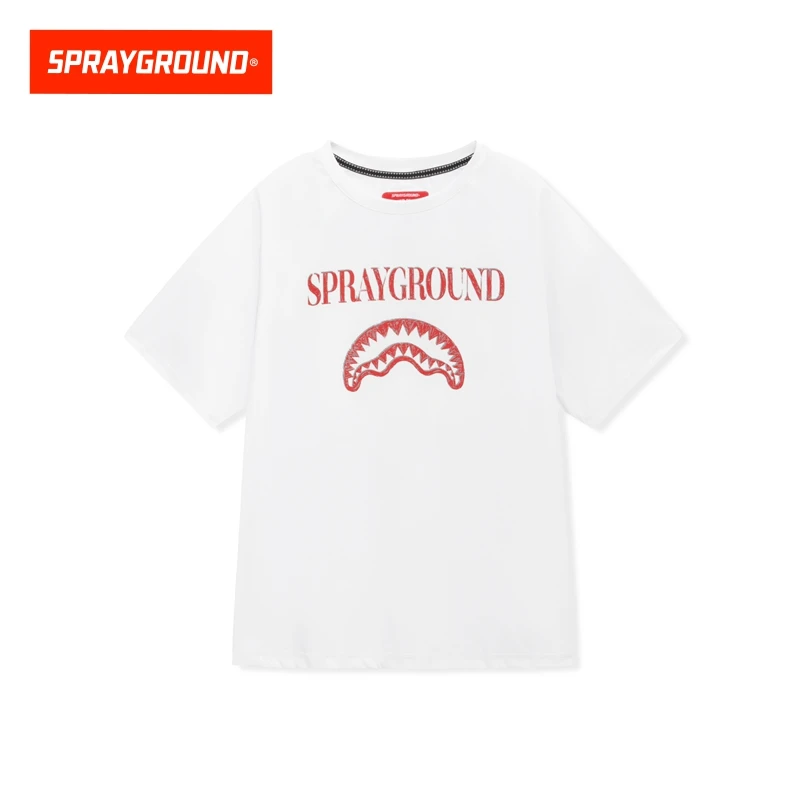 SPRAYGROUND鲨鱼嘴短袖T恤纯棉潮流宽松夏季新款潮牌JM WD920243