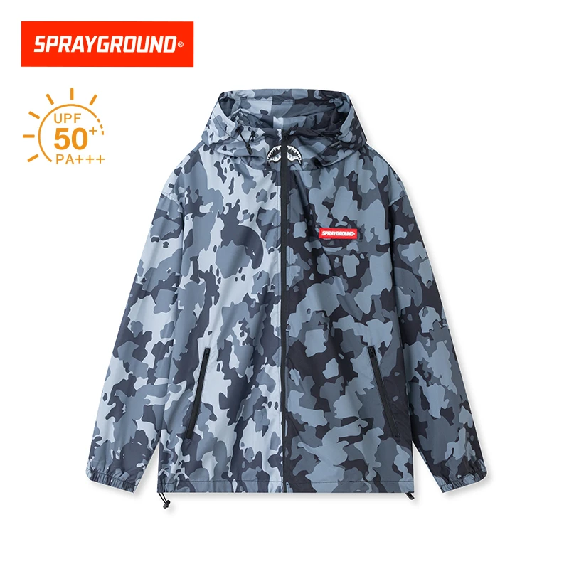SPRAYGROUND 鲨鱼嘴防晒夹克外套upf50+轻薄透气户外DR WE021104