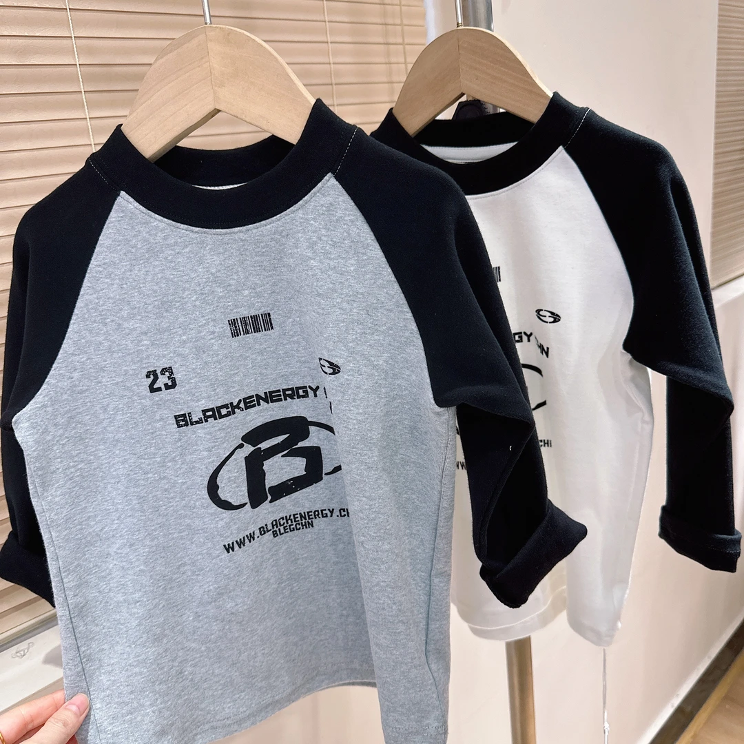 C3-3。66935橘子300克男童时尚潮流休闲洋气百搭上衣