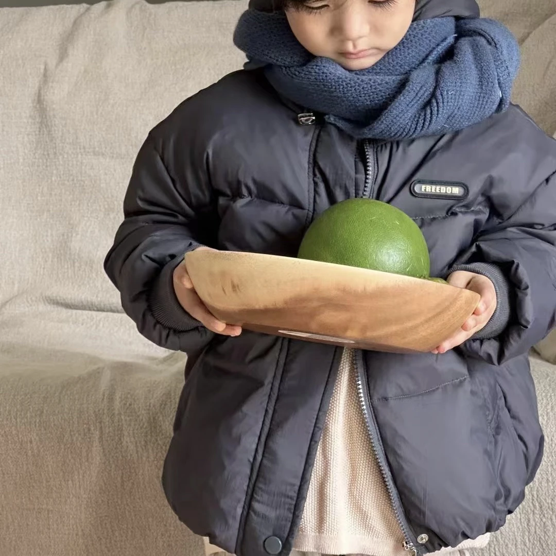 2306橘子冬款男女童时尚潮流百搭外套