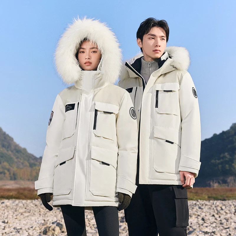 波司登经典极寒运动户外防水90绒羽绒服2023冬季情侣连帽保暖外套