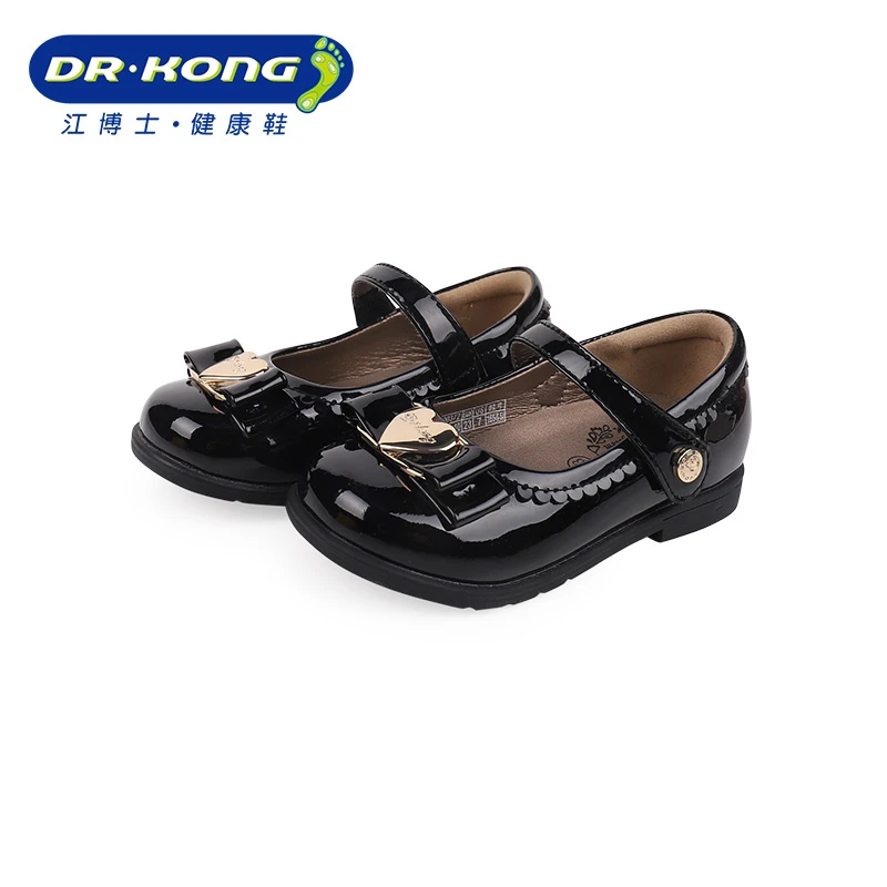 Dr.Kong/江博士童鞋春季女童儿童学生舒适防滑礼仪小皮鞋B1500372