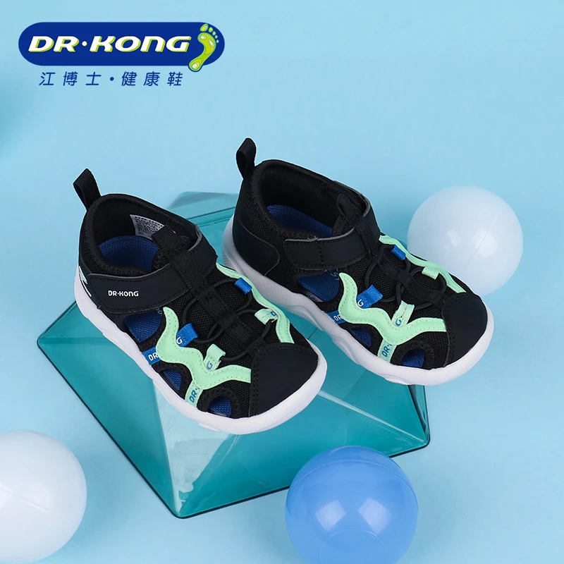 Dr.Kong/江博士童鞋夏季男童二段凉鞋防滑轻便透气学步鞋B1402971