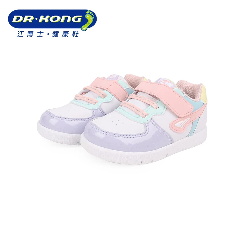Dr.Kong/江博士童鞋秋季女童二段轻便防滑板鞋健康学步鞋B1402307