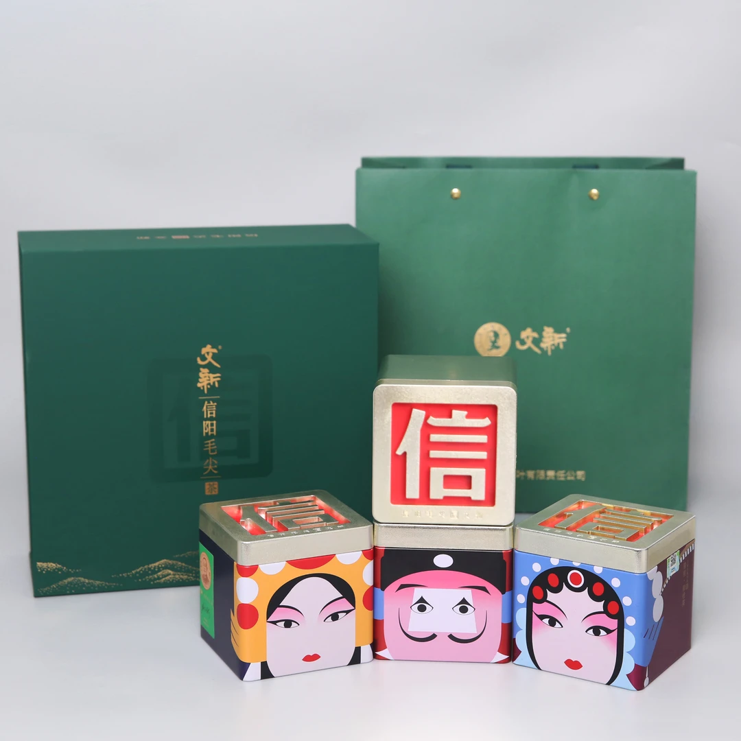 文新正宗信阳毛尖茶叶绿茶特级毛尖2024新茶春茶嫩芽豫剧