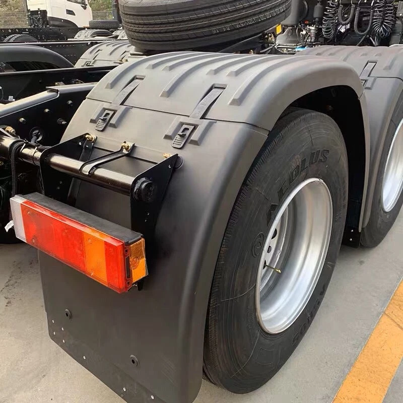 适用三一重卡牵引车货车英杰军亮王道后轮驱动轮挡泥板档泥瓦新款