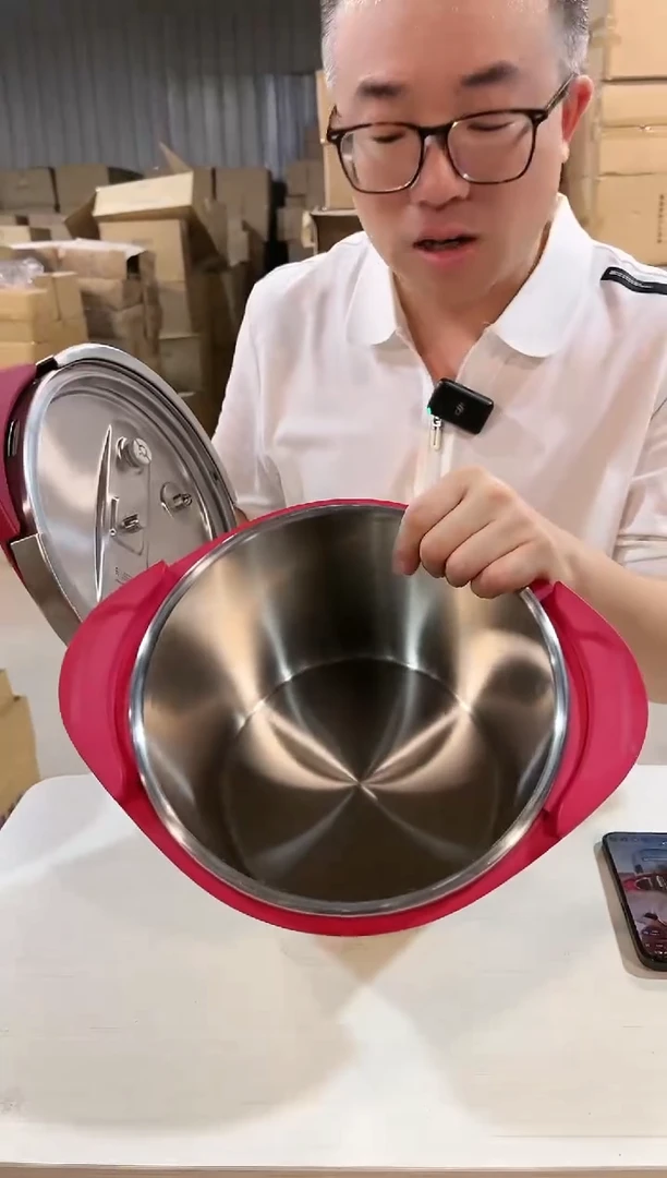 【闪购商品】凌丰316L不锈钢压力锅家用6LCJ