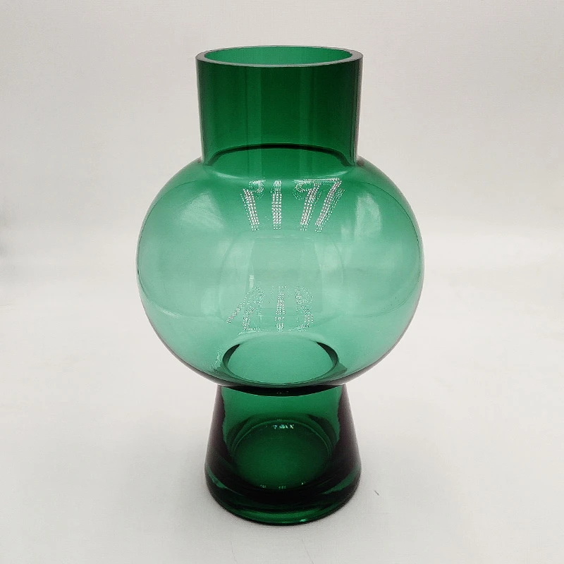 【A136】摩瑟家居【绿色中古灯笼】HD花瓶摆件