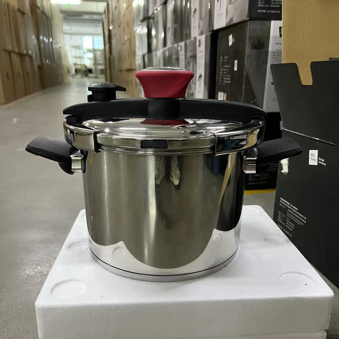 【6L】摩瑟家居【MJ晶钻压力锅】MSDF花瓶摆件玻璃陶瓷花盆