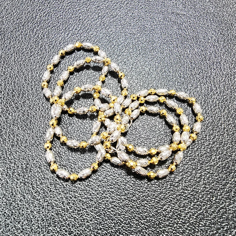 【长46cm】摩瑟DP【金串银色挂链】LKDF花瓶摆件玻璃花盆SS