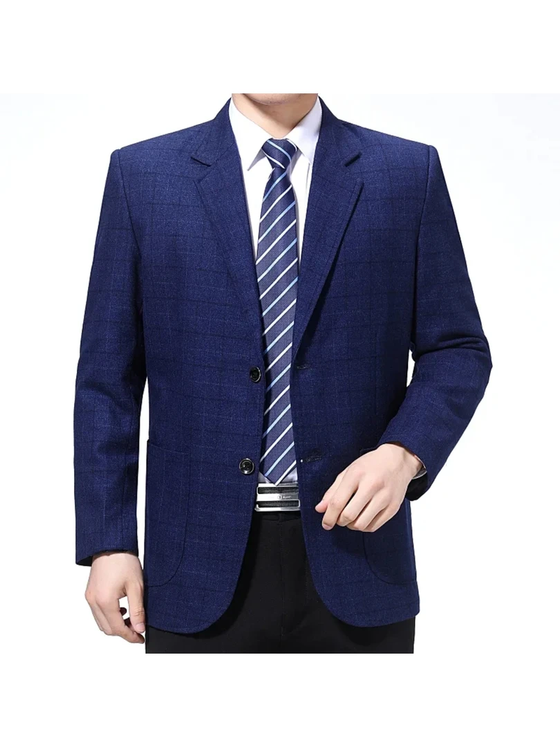 男士西装商务时尚春秋西服宽松休闲