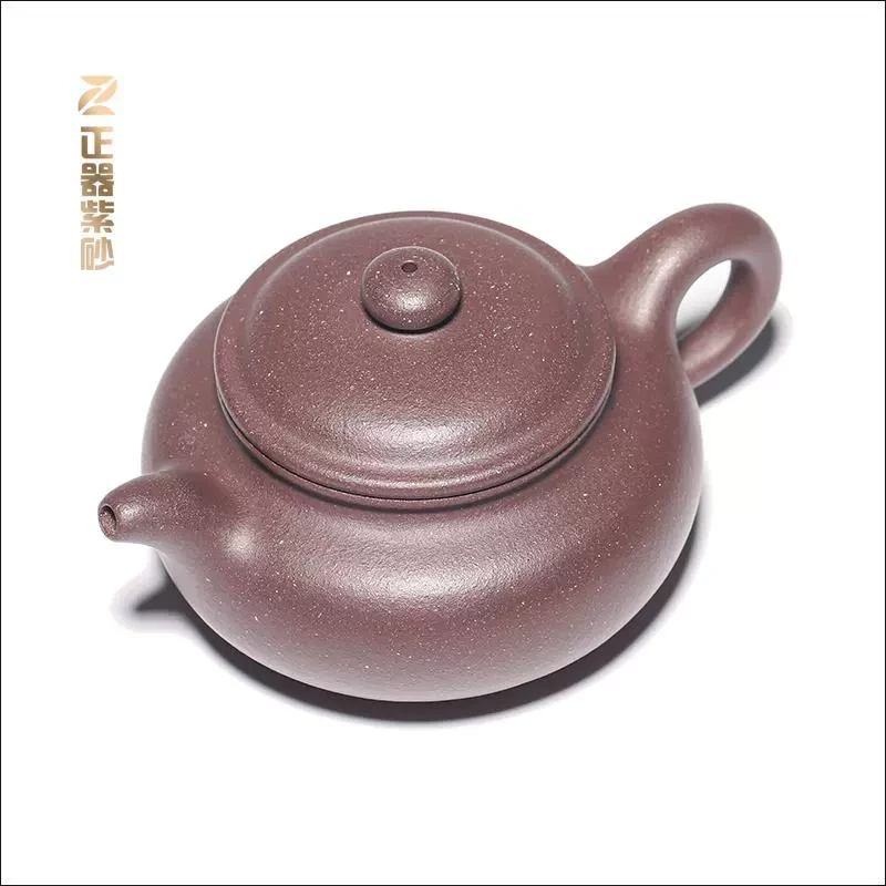 全手工紫砂壶宜兴原矿紫泥 高端茶器 素版 吴俊叶 仿古 10677
