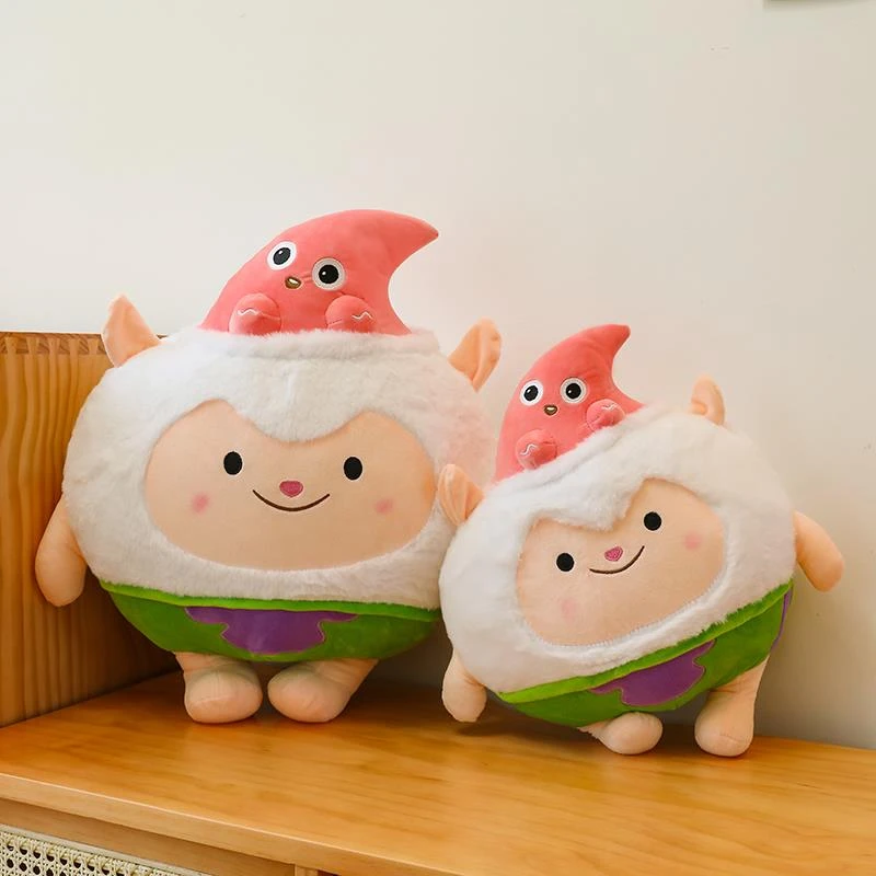 卡通圆球羊公仔布娃娃女孩少女心ins毛绒玩具小绵羊儿童抱枕玩偶