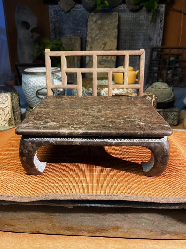 老料手工黑青石器，石桌，章丘南部山区拆房老石料全手作。