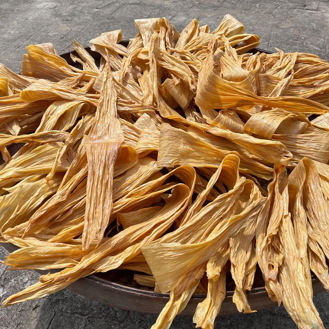 邱驰手工腐竹(2斤装腐竹)圆通发货豆香浓郁口感好营养腐竹干货