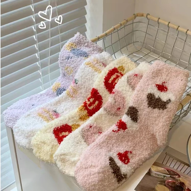 可可爱爱胖乎乎的暖冬居家袜SW-B635