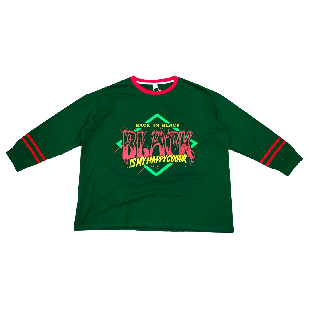 【伊人风尚服饰推荐】2024年早秋新款休闲潮牌卡通印花卫衣5357