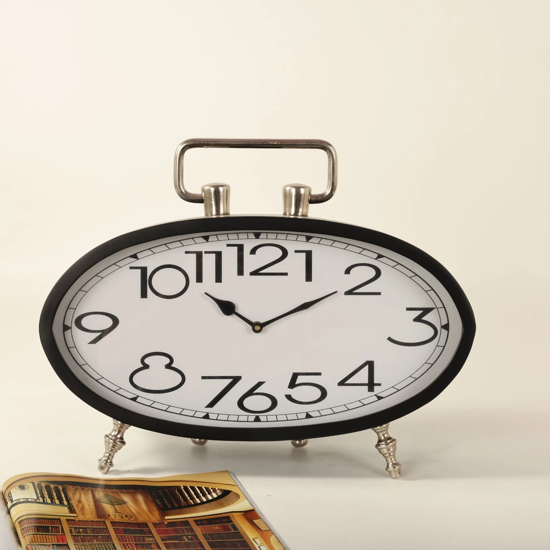 轻奢台式座钟客厅钟表摆件桌面静音时钟4812362