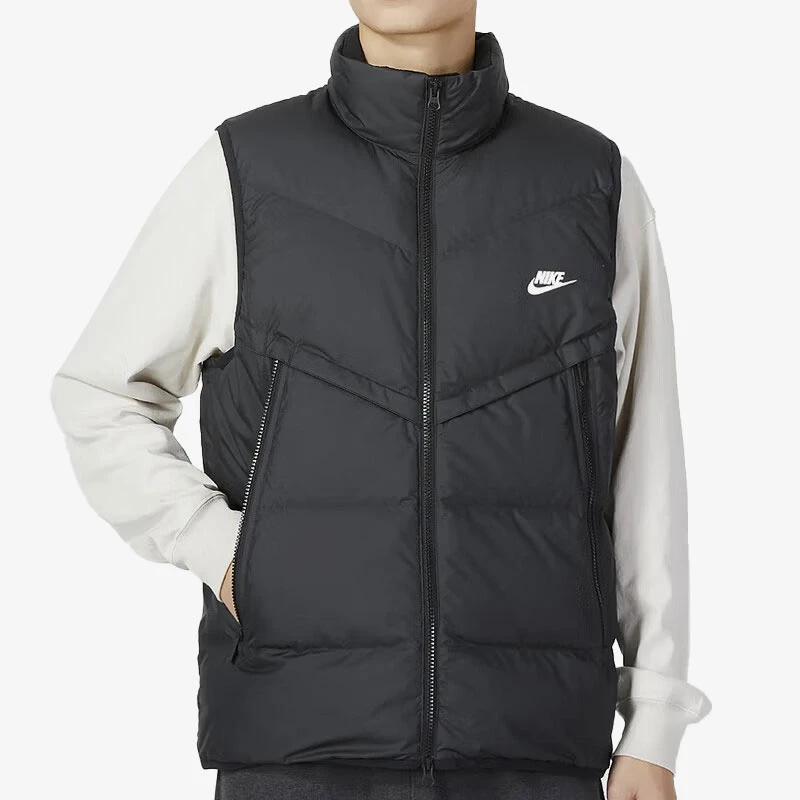 Nike耐克正品冬季新款男子男款保暖立领羽绒马甲DV1136-010