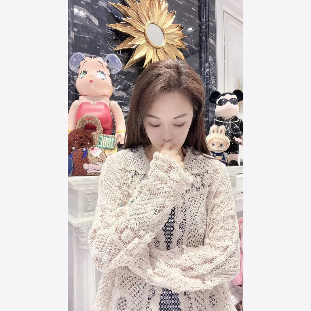 包嫂-小版【5204蕾花】上衣新款外搭慵懒风外套ins女外套穿搭MK