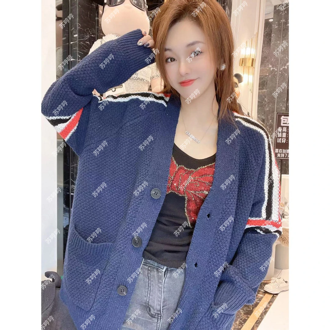 【20229447】毛衣上衣毛线衫女秋冬外搭慵懒风毛衣